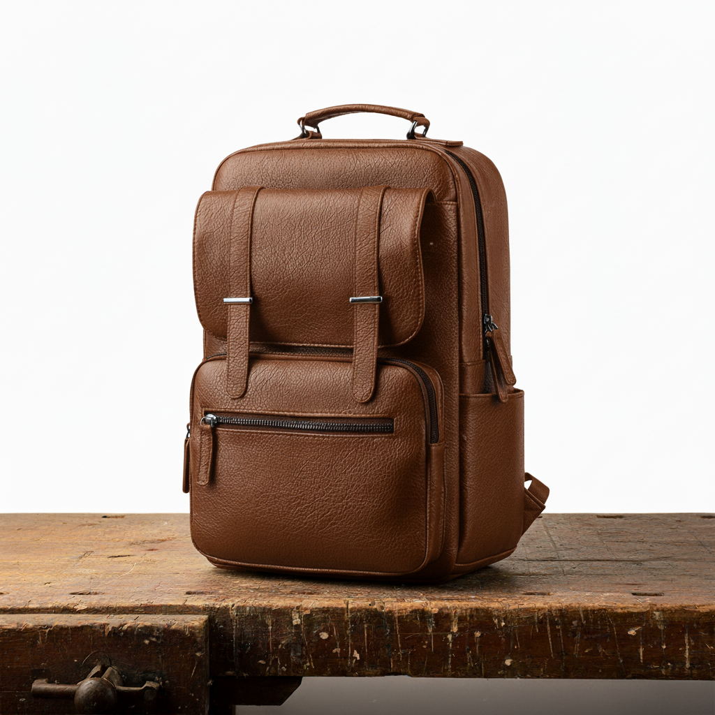 Nathan Vegan Leather Backpack